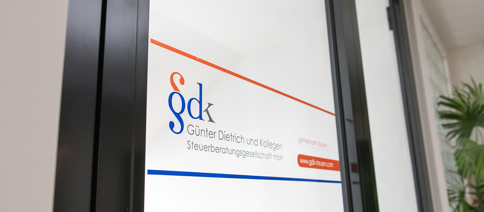 B&uuml;roeingang, G&uuml;nter Dietrich und Kollegen Steuerberatungsgesellschaft mbH